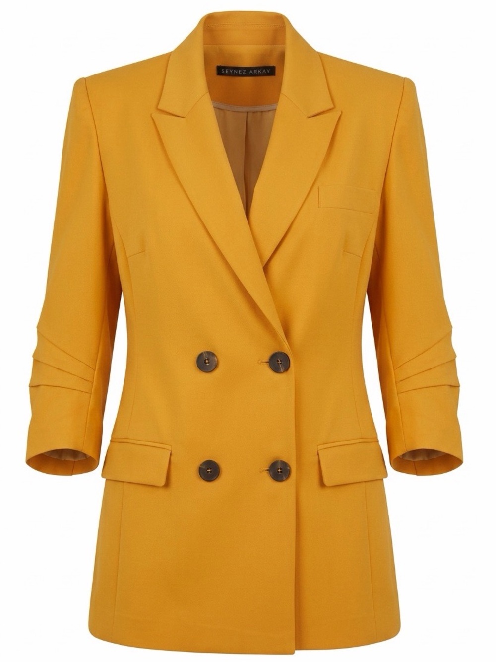 Zeynep Arcay Wrapped Wool Blazer
